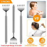 3-Piece: 20" Telescopic Back Scratcher