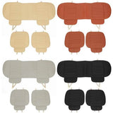 3-Piece: Breathable Bamboo PU Leather Car Seat Cover