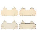 3-Piece: Breathable Bamboo PU Leather Car Seat Cover