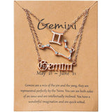 3-Piece: Constellation Zodiac Layer Necklaces