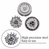3-Piece: Desfaidy SH70/62 Electronic Shaver Head Cutter Replacement Blades Parts