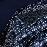 3-Piece: Global Indigo Mudcloth Cotton Quilt Set