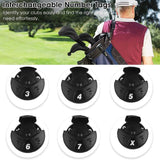 3-Piece: Long Neck Mesh Golf Club Head Cover