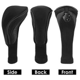 3-Piece: Long Neck Mesh Golf Club Head Cover