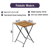 3-Piece: Patio Dining Table Chairs Set
