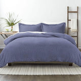 3-Piece: Quatrefoil Patterned Duvet Cover Set
