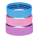 3-Piece: Resistance Loop Bands Hip Legs Training Set