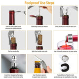 3-Piece Set: Corkscrew Bottle Opener Set