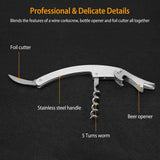 3-Piece Set: Corkscrew Bottle Opener Set