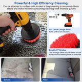 3-Piece Set: Drill Brush Power Scrubber
