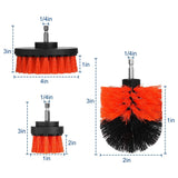 3-Piece Set: Drill Brush Power Scrubber