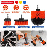 3-Piece Set: Drill Brush Power Scrubber