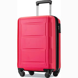 3-Piece Set: Lightweight Hard Luggage with Swivel Wheels and TSA Lock