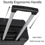 3-Piece Set: Luggage Set Hardside Spinner Suitcase With TSA Lock