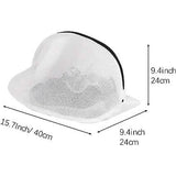 3-Piece Set: Mesh Shoe Laundry Bags with Zip Closure
