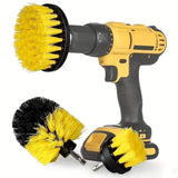 3-Piece Set: Power Scrubber Wash Cleaning Brushes Tool Kit