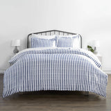3-Piece Set: Rugged Stripes Patterned Duvet Cover