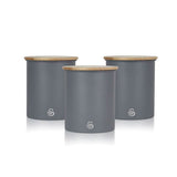 3-Piece Set: Swan Nordic Canisters