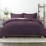 3-Piece: Solid Duvet Cover Set