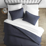 3-Piece: Square Quilted Coverlet Set