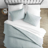 3-Piece: Square Quilted Coverlet Set