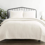3-Piece: Square Quilted Coverlet Set