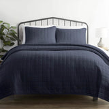 3-Piece: Square Quilted Coverlet Set