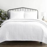 3-Piece: Square Quilted Coverlet Set
