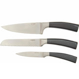 3-Piece: Valerie Bertinelli SS Metallic Knife Set