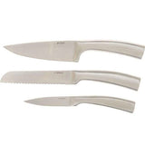 3-Piece: Valerie Bertinelli SS Metallic Knife Set