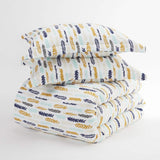 3-Piece: Wings Patterned Duvet Cover Set