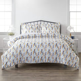 3-Piece: Wings Patterned Duvet Cover Set