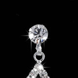 3-Piece: Women's Diamond Cubic Zirconia Necklace Earrings Set