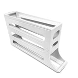 3-Pieces: 4-Tiers Egg Holder Auto Rolling Fridge Egg Organizer