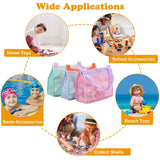 3-Pieces: Beach Mesh Bags Seashell Sand Tote Bag