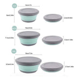 3-Pieces: Folding Camping Bowl Set