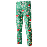 3-Pieces Set: Fun Ugly Christmas Costumes For Men - Complete Xmas Suit: Includes Jacket, Pants