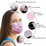 3-Ply Disposable Non-Medical Sanitary Surgical Earloop Face Mask Lot