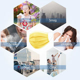 3-Ply Non-Woven Cup Dust Disposable Face Masks with Elastic Earloop