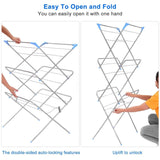 3 Tier Laundry Rack Foldable Clothes Drying Rack