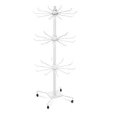 3-Tier Metal Jewelry Rack 30-Hook Necklaces Bracelets Display Stand