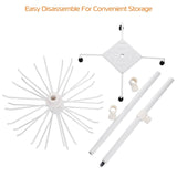 3-Tier Metal Jewelry Rack 30-Hook Necklaces Bracelets Display Stand