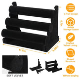 3-Tier Velvet Jewelry Stand