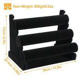3-Tier Velvet Jewelry Stand