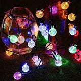 30 LED Solar String Ball Lights Outdoor Waterproof  Garden Decor