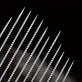 30-Pieces: Self-Threading Random Sizes Needles with Wooden Storage Tube