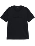 Giorgio Armani Men Pure Cotton Interlock Signature Logo T-Shirt