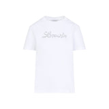 Lanvin Embroidered Script Logo T-Shirt Women