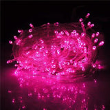 300LED Pink Fairy Curtain String Lights with Controller