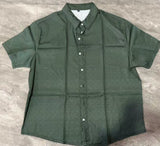 Men's Tops Casual Button Down Shirt Short Sleeve Beach Shirt Summer Mens Clothing